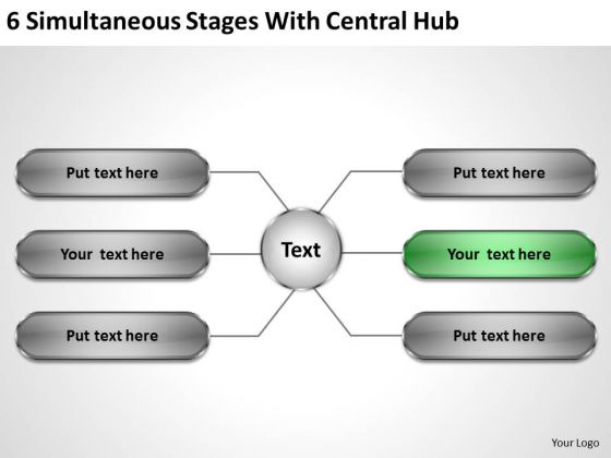 Business Strategy Examples Simultaneous Stages With Central Hub Ppt Consultants Business Strategy Examples Simultaneous Stages With Central Hub Ppt Consultants