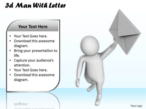 Business Strategy Execution 3d Man With Letter Concepts Business Strategy Execution 3d Man With Letter Concepts