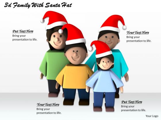 Business Strategy Formulation 3d Family With Santa Hat Character Modeling Business Strategy Formulation 3d Family With Santa Hat Character Modeling