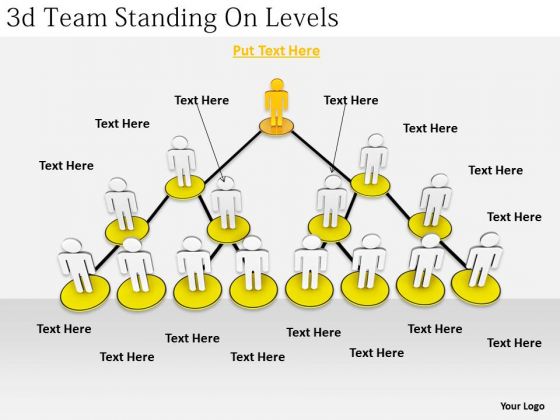 Business Strategy Formulation 3d Team Standing Levels Character Business Strategy Formulation 3d Team Standing Levels Character