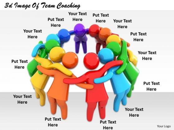 Business Strategy Plan Template 3d Image Of Team Coaching Characters Business Strategy Plan Template 3d Image Of Team Coaching Characters