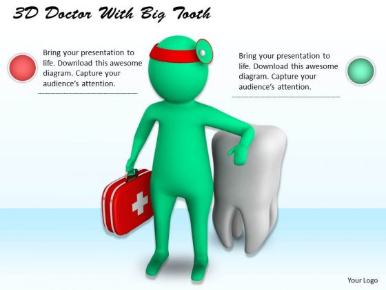 Business Strategy Process 3d Doctor With Big Tooth Character Models Business Strategy Process 3d Doctor With Big Tooth Character Models