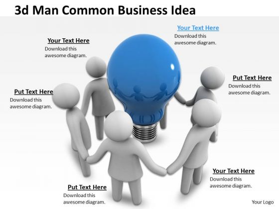 Business Strategy Process 3d Man Common Idea Character Models Business Strategy Process 3d Man Common Idea Character Models