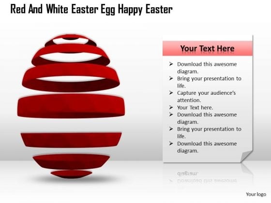 Business Strategy Red And White Easter Egg Happy Images