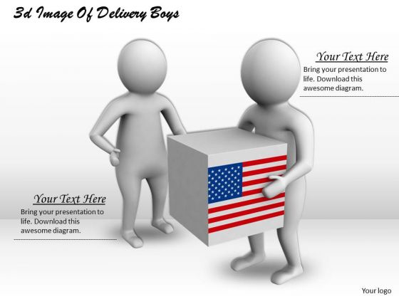 Business Strategy Review 3d Image Of Delivery Boys Concepts Business Strategy Review 3d Image Of Delivery Boys Concepts