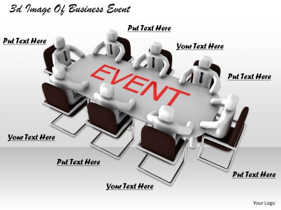 Business Strategy Review 3d Image Of Event Character Models Business Strategy Review 3d Image Of Event Character Models