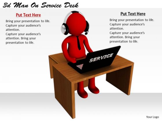 Business Strategy Review 3d Man On Service Desk Character Models Business Strategy Review 3d Man On Service Desk Character Models