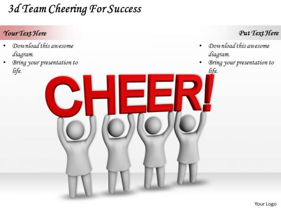 Business Strategy Review 3d Team Cheering For Success Character Modeling Business Strategy Review 3d Team Cheering For Success Character Modeling
