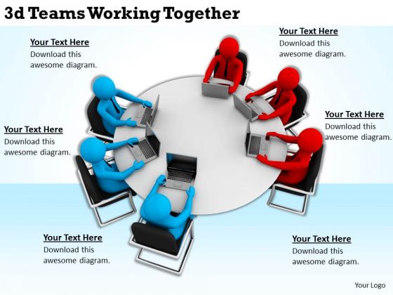 Business Strategy Review 3d Teams Working Together Character Modeling Business Strategy Review 3d Teams Working Together Character Modeling