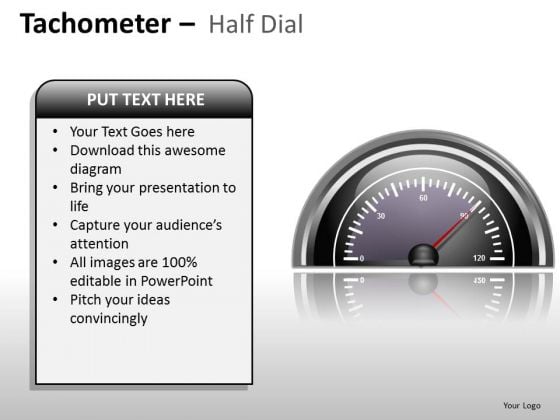 Business Tachometer Half Dial PowerPoint Slides And Ppt Diagram Templates Business Tachometer Half Dial PowerPoint Slides And Ppt Diagram Templates
