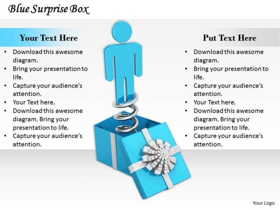 Business Unit Strategy Blue Surprise Box Concept Business Unit Strategy Blue Surprise Box Concept