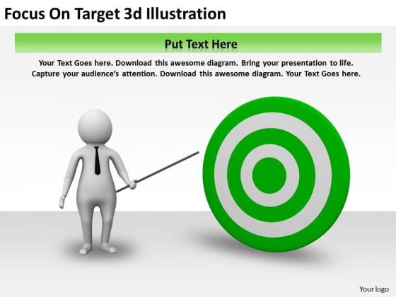Business Unit Strategy Focus On Target 3d Illustration Concepts Business Unit Strategy Focus On Target 3d Illustration Concepts
