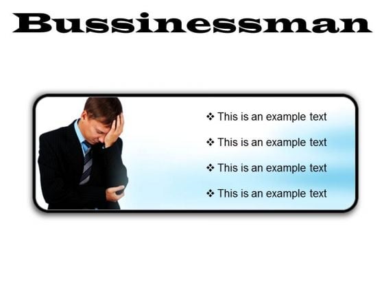 Businessman People PowerPoint Presentation Slides R