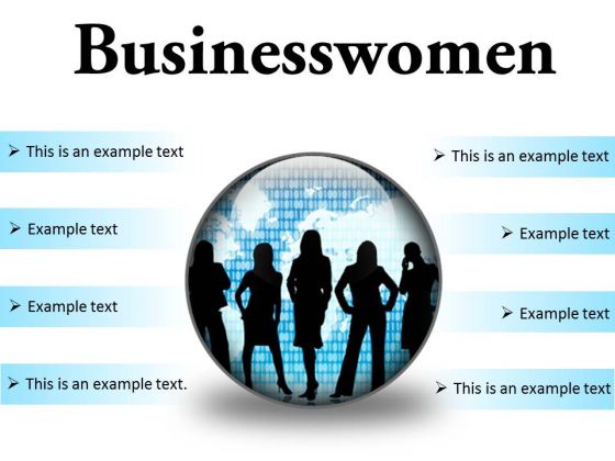Businesswomen Global PowerPoint Presentation Slides C Businesswomen Global PowerPoint Presentation Slides C