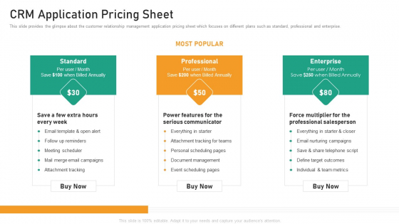 CRM Application Pricing Sheet Structure PDF CRM Application Pricing Sheet Structure PDF