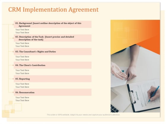 CRM Consulting CRM Implementation Agreement Ppt Outline Ideas PDF CRM Consulting CRM Implementation Agreement Ppt Outline Ideas PDF