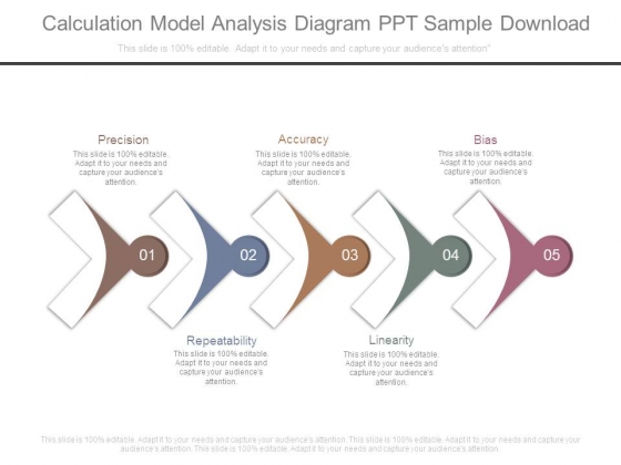 Calculation Model Analysis Diagram Ppt Sample Download Calculation Model Analysis Diagram Ppt Sample Download
