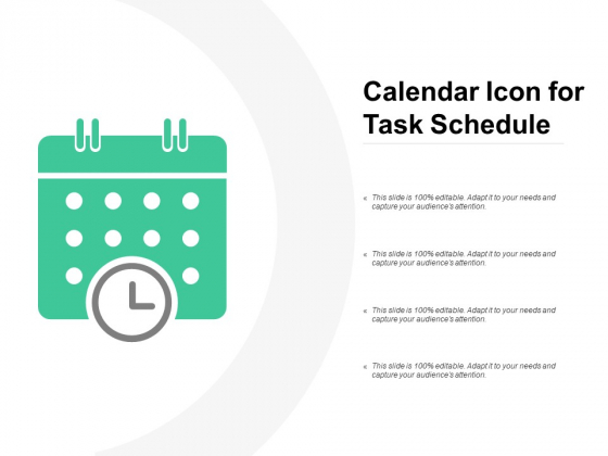 Calendar Icon For Task Schedule Ppt PowerPoint Presentation Infographic Template Example Topics Calendar Icon For Task Schedule Ppt PowerPoint Presentation Infographic Template Example Topics