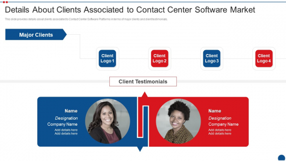 Call Center Application Market Industry Details About Clients Associated To Contact Center Software Market Guidelines PDF Call Center Application Market Industry Details About Clients Associated To Contact Center Software Market Guidelines PDF