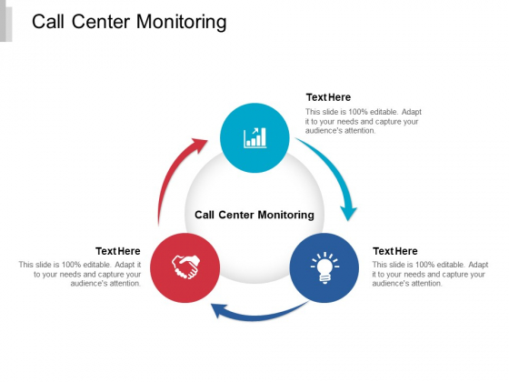 Call Center Monitoring Ppt PowerPoint Presentation Icon Deck Cpb