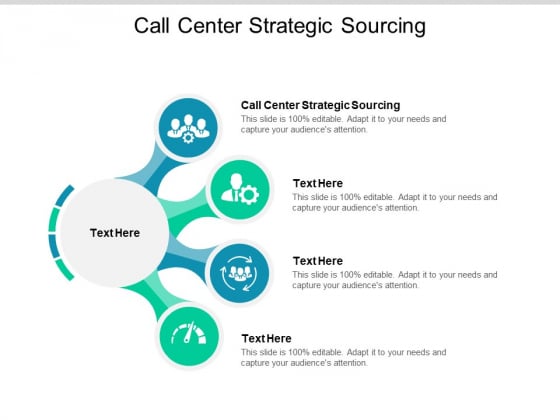 Call Center Strategic Sourcing Ppt PowerPoint Presentation Show Clipart Cpb
