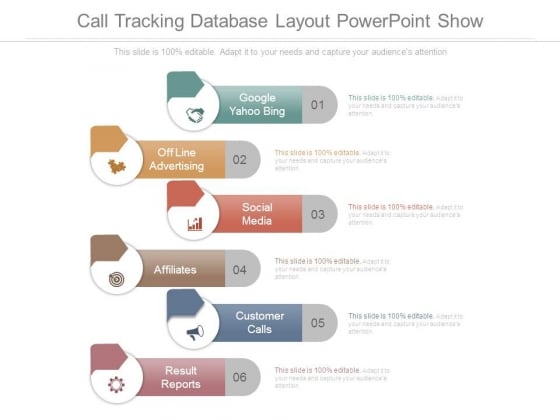 Call Tracking Database Layout Powerpoint Show Call Tracking Database Layout Powerpoint Show