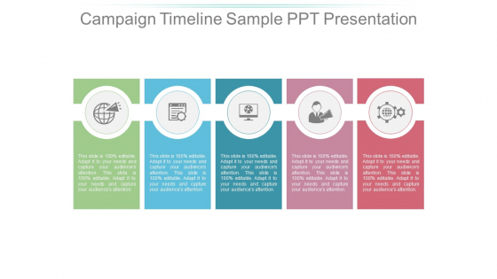 Campaign Timeline Sample Ppt Presentation