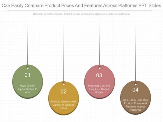 Can Easily Compare Product Prices And Features Across Platforms Ppt Slides Can Easily Compare Product Prices And Features Across Platforms Ppt Slides
