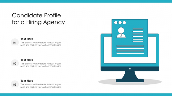 Candidate Profile For A Hiring Agency Ppt Pictures Sample PDF Candidate Profile For A Hiring Agency Ppt Pictures Sample PDF