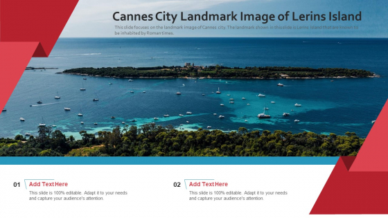 Cannes City Landmark Image Of Lerins Island PowerPoint Presentation Ppt Template PDF Cannes City Landmark Image Of Lerins Island PowerPoint Presentation Ppt Template PDF