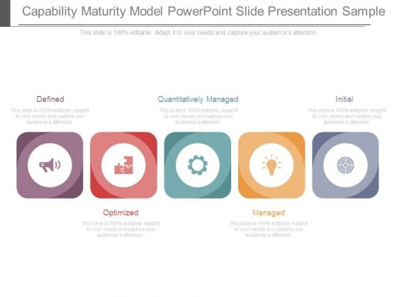 Capability Maturity Model Powerpoint Slide Presentation Sample