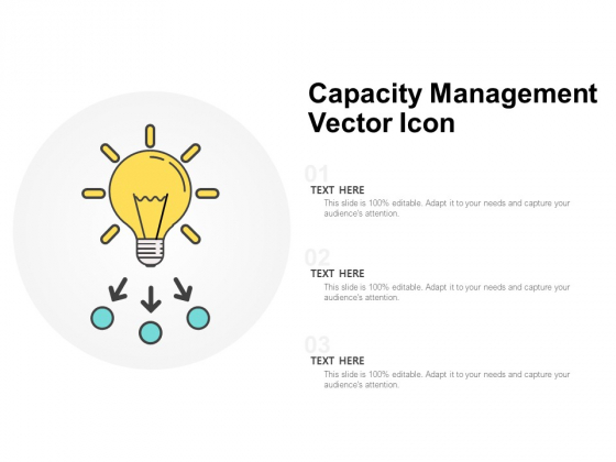 Capacity Management Vector Icon Ppt Powerpoint Presentation Microsoft