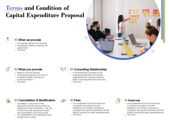 Capex Proposal Template Terms And Condition Of Capital Expenditure Proposal Download PDF