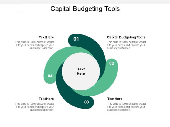 Capital Budgeting Tools Ppt PowerPoint Presentation Model Diagrams Cpb