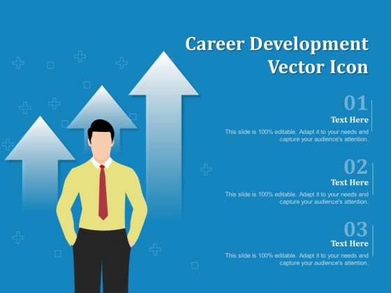Career Development Vector Icon Ppt PowerPoint Presentation Slides Guidelines