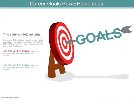 Career Goals Powerpoint Ideas