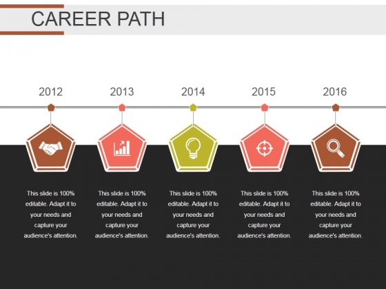 career path template 1 ppt powerpoint presentation example 2015
