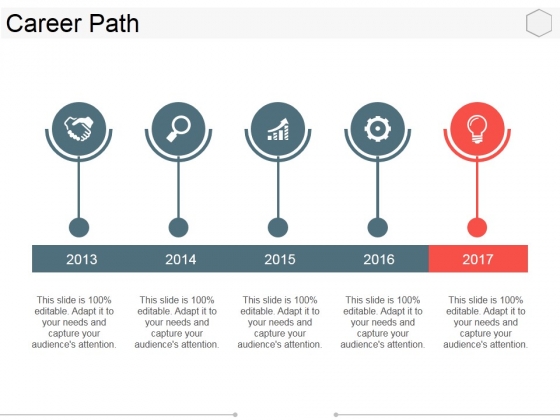 career path template 1 ppt powerpoint presentation ideas graphics