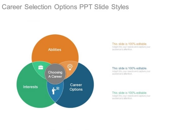 Career Selection Options Ppt Slide Styles Career Selection Options Ppt Slide Styles