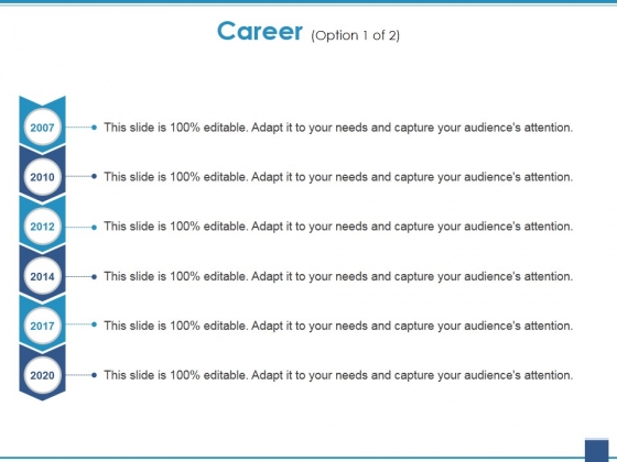Career Template 1 Ppt PowerPoint Presentation Pictures Gridlines Career Template 1 Ppt PowerPoint Presentation Pictures Gridlines