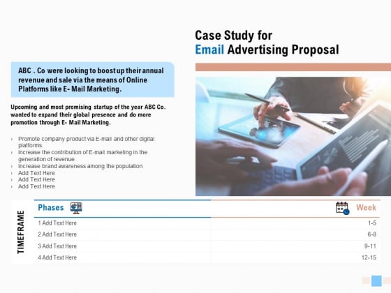Case Study For Email Advertising Proposal Ppt Infographic Template Design Ideas PDF Case Study For Email Advertising Proposal Ppt Infographic Template Design Ideas PDF