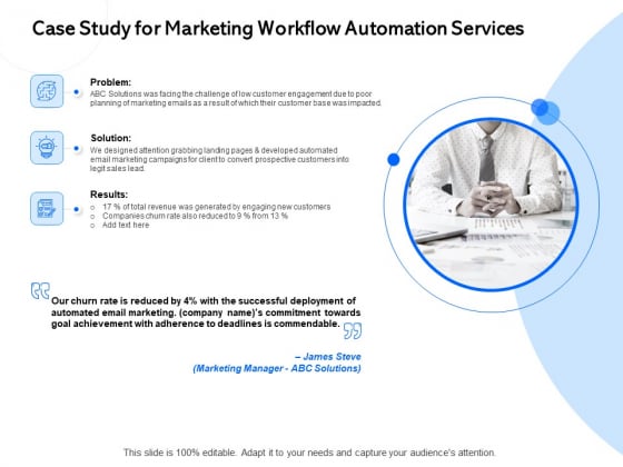 Case Study For Marketing Workflow Automation Services Ppt PowerPoint Presentation Professional Outline PDF Case Study For Marketing Workflow Automation Services Ppt PowerPoint Presentation Professional Outline PDF