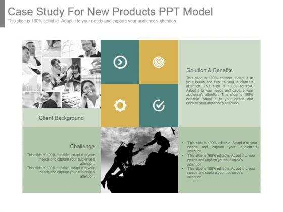 Case Study For New Products Ppt Model Case Study For New Products Ppt Model