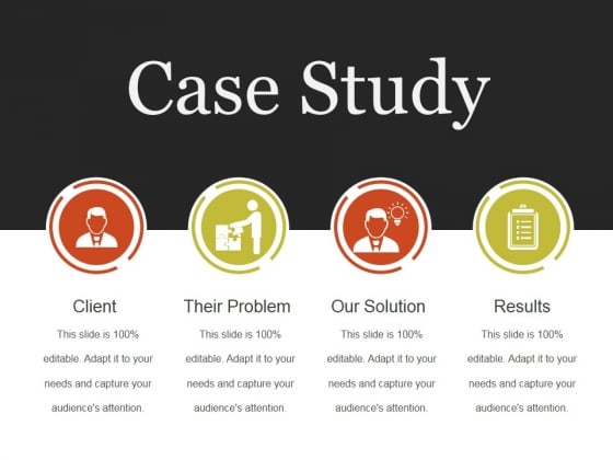 Case Study Template 3 Ppt PowerPoint Presentation Samples