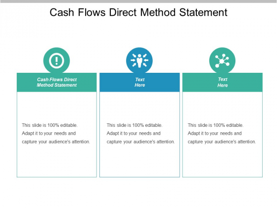 Cash Flows Direct Method Statement Ppt PowerPoint Presentation Inspiration Cash Flows Direct Method Statement Ppt PowerPoint Presentation Inspiration
