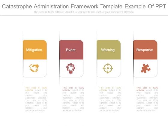 Catastrophe Administration Framework Template Example Of Ppt Catastrophe Administration Framework Template Example Of Ppt