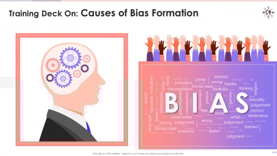 Causes Of Bias Formation Training Deck On Diversity And Inclusion Training Ppt Causes Of Bias Formation Training Deck On Diversity And Inclusion Training Ppt
