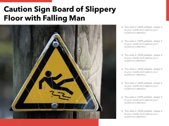 Caution Sign Board Of Slippery Floor With Falling Man Ppt PowerPoint Presentation Professional Topics PDF Caution Sign Board Of Slippery Floor With Falling Man Ppt PowerPoint Presentation Professional Topics PDF