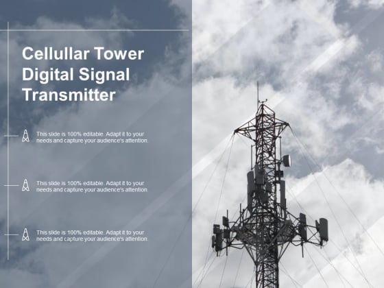 Cellular Tower Digital Signal Transmitter Ppt PowerPoint Presentation Model Graphics
