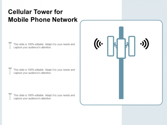 Cellular Tower For Mobile Phone Network Ppt PowerPoint Presentation Infographics Gridlines
